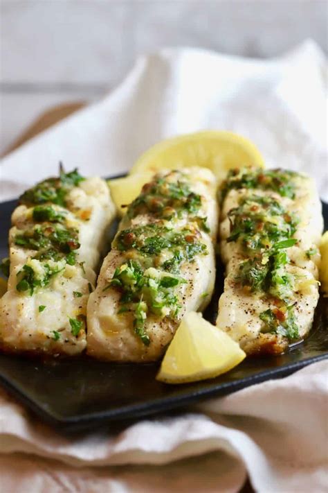 Best Broiled Halibut Fillets with Gremolata Recipe | gritsandpinecones