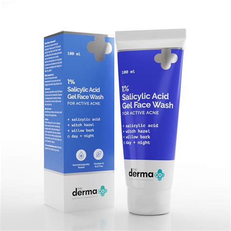 Buy The Derma Co. 1% Salicylic Acid Face Wash for Active Acne with Salicylic Acid & Witch Hazel ...