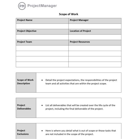 How to Write a Scope of Work (Examples & Templates Included)