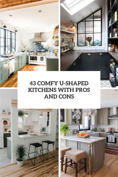 43 Comfy U-Shaped Kitchens With Pros And Cons - DigsDigs