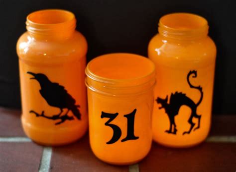 DIY Halloween Candle Holders - Make Life Lovely