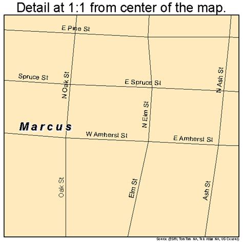 Marcus Iowa Street Map 1949350