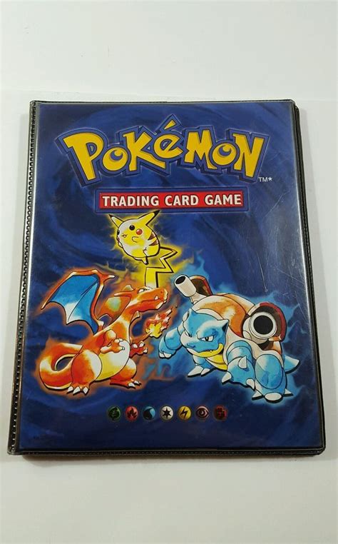 RARE Pokemon BLUE Binder/Folder/Album/Booklet Holds 112 Card in ...