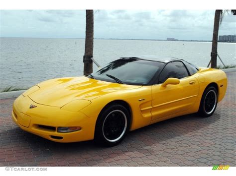 2002 Millenium Yellow Chevrolet Corvette Coupe #55593000 Photo #11 ...