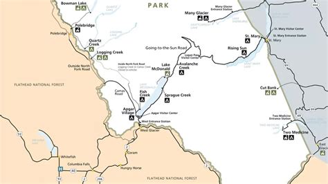 Glacier National Park Map (PDF) • PhotoTraces - hoptraveler