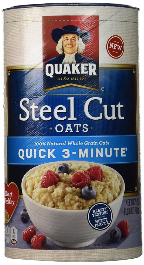 Quaker Steel Cut Oats Quick 3-Minute, 25 Oz: Amazon.co.uk: Grocery