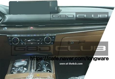 Genesis G80 Interior Leaked Pictures Shows Dashboard - Korean Car Blog