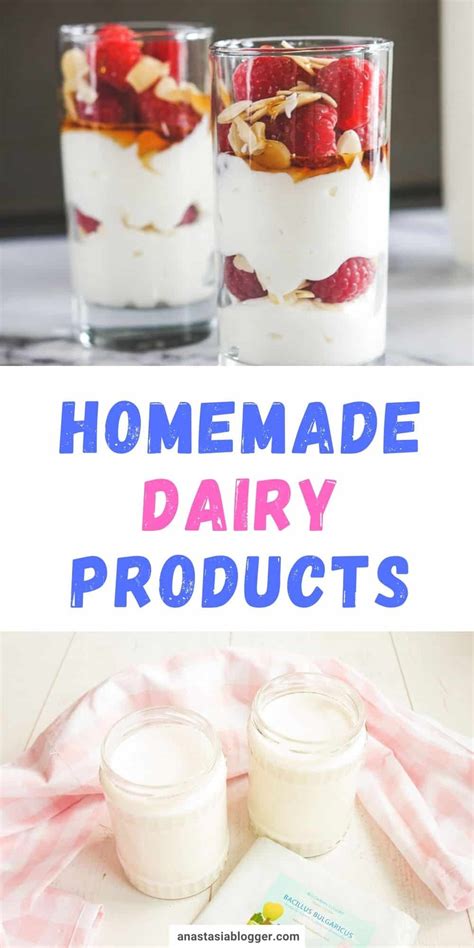 15 Easy Dairy Products | Homemade Dairy Ideas - Anastasia Blogger: How to Start a Blog, Blogging ...