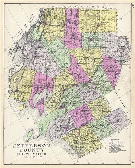 Jefferson County New York.: Geographicus Rare Antique Maps