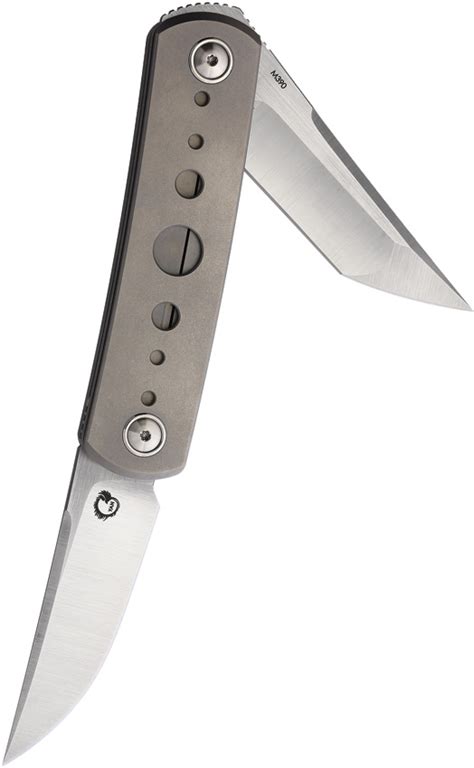 YKEMWSHTI Yan Knives EMW Framelock Pocket Knife Speedhole