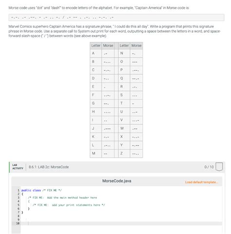 Solved Morse code uses "dot" and "dash" to encode letters of | Chegg.com