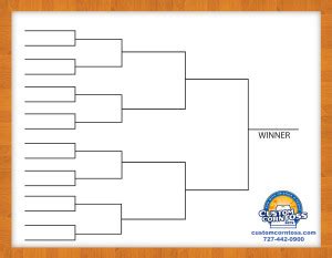 Cornhole Tournament Brackets - Custom Corntoss