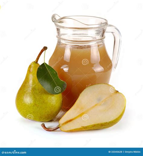 Pear juice and fruit stock photo. Image of refreshment - 33345628