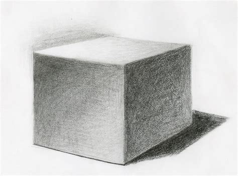 Shaded Cube Drawing at PaintingValley.com | Explore collection of Shaded Cube Drawing