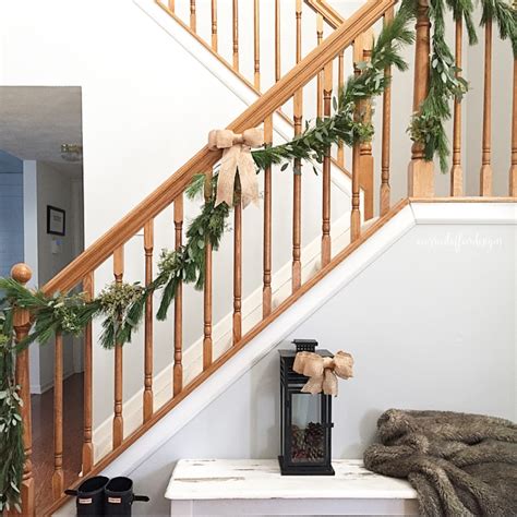 DIY Fresh Pine & Seeded Eucalyptus Christmas Garland