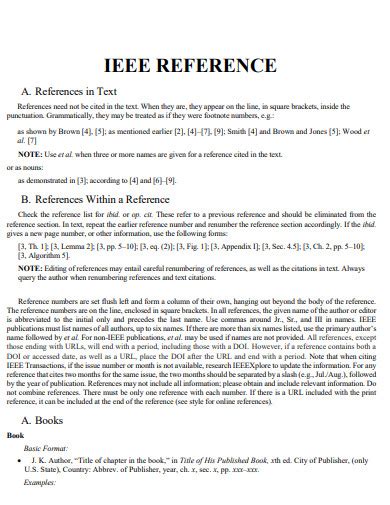 IEEE Citation - 29+ Examples, Format, How to Write, PDF