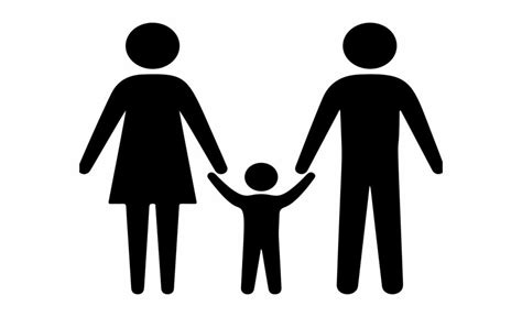 Family Clipart Silhouette - Silhouette Family Holding Hands is a free transparent png image ...