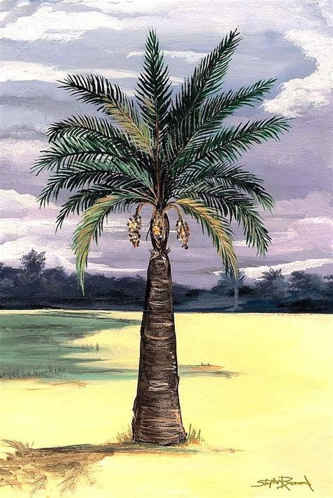 Desert Palm 2 Painting by Steve M Broussard - Fine Art America