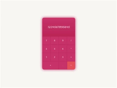 Calculator by Mohammad Javad Kharaman on Dribbble