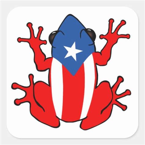 Puerto Rico - Coqui Sticker | Zazzle