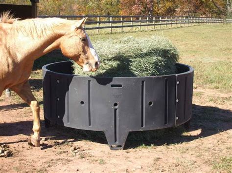 Horse Hay Feeder - Round Poly | Hay feeder, Horse hay, Hay feeder for ...