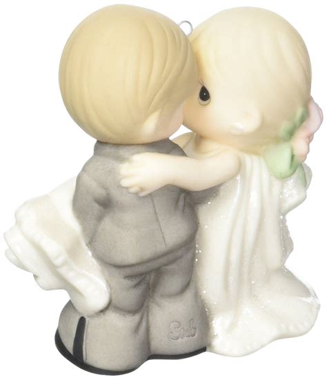 Precious Moments Wedding Gifts On The Threshold of A Lifetime of Happiness Bisque Porcelain ...