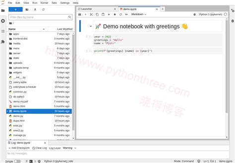 4种风格Jupyter Notebook | 晓得博客