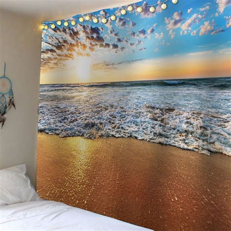 [27% OFF] Waterproof Beach Scenic Wall Hanging Tapestry | Rosegal