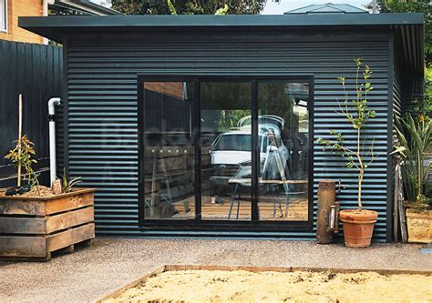 Home office pod 'garden office' with eaves in Strathmore, VIC