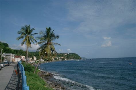 Anse Couleuvre, beach in present-day Le Prêcheur, Martinique.