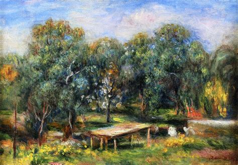 Landscape at Collettes - Pierre-Auguste Renoir - WikiArt.org - encyclopedia of visual arts