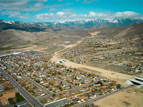 Carson City Aerial : Photo Details :: The Western Nevada Historic Photo ...