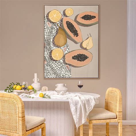 Fruta de bomba Landscape Art Print – Life Interiors