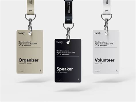 Hanging ID Card Free Mockup — Free Mockup World