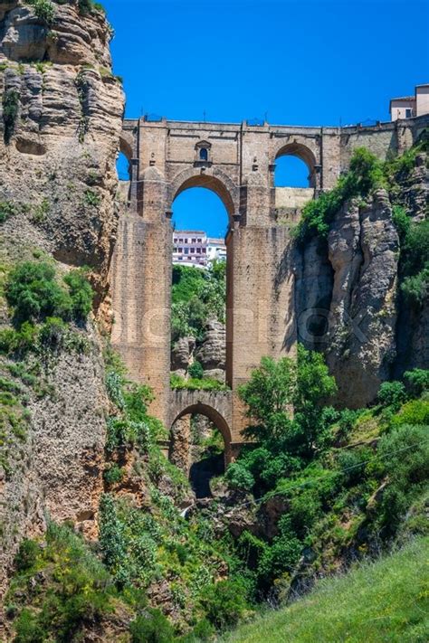 Bridge of Ronda, one of the most famous ... | Stock image | Colourbox