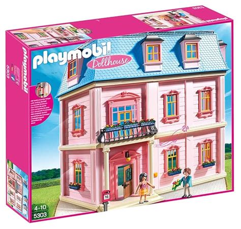 Amazon.com: PLAYMOBIL Deluxe Dollhouse: Toys & Games