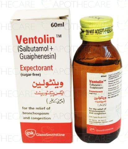 Ventolin Expectorant Syp 60ml