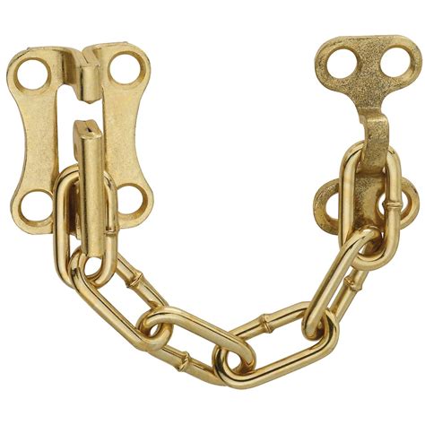 National Brass Chain Door Lock N152181 - Walmart.com