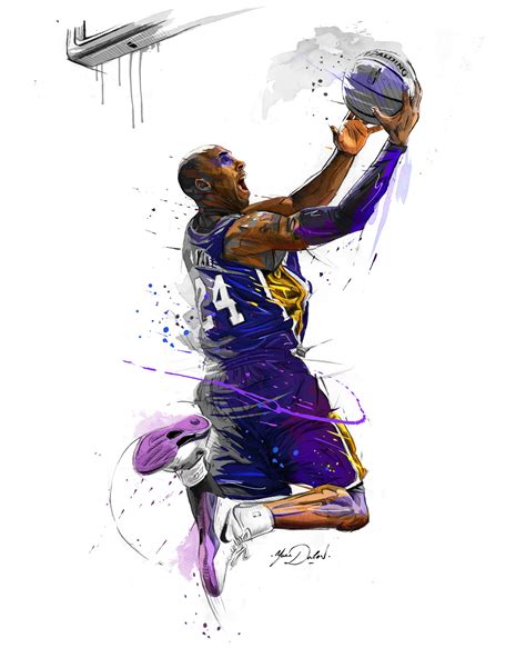 My painting of Kobe Bryant. Nba Pictures, Basketball Pictures, Pictures ...