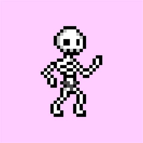 pixel art style, old videogames style, retro style 18 bit skeleton 11185365 Vector Art at Vecteezy