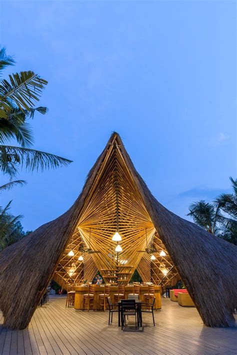 bambubuild creates versatile bamboo pavilion that can be relocated | Bamboo house design ...