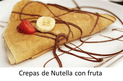 Crepas de Nutella hechas en Casa