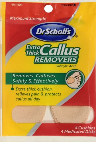 Dr Scholl's Extra-Thick Callus Remover, 4 Count - Harris Teeter