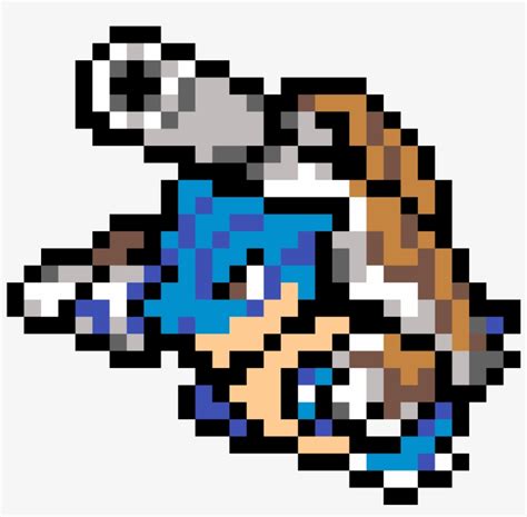 Mega Blastoise - Mega Blastoise Pixel Art - 1184x1184 PNG Download - PNGkit