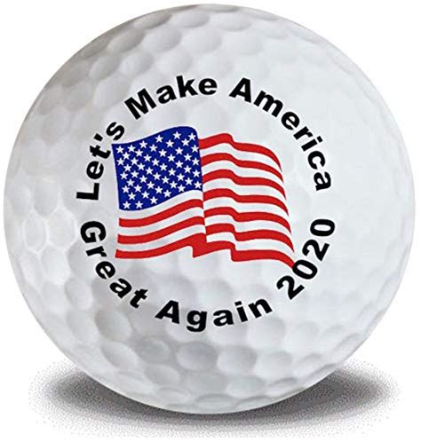 Donald Trump Seal MAGA Flag 2020 3pk Golf Balls