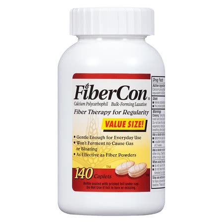 FiberCon Bulk-Forming Laxative Caplets | Walgreens