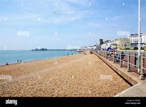 Hastings Beach and seafront, East Sussex, UK Stock Photo - Alamy