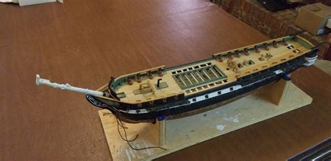 USS Constitution by Reborn - BlueJacket Shipcrafters - Scale 1:96 - as appeared in 1812 - first ...