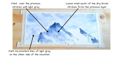 Simple Watercolor Mountain Tutorial for Beginners - My Art Aspirations