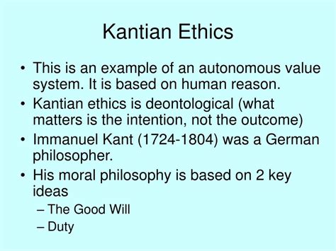 Kantian Ethics Examples